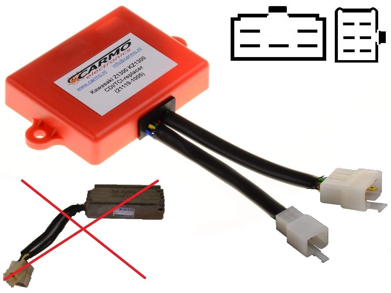 Kawasaki Z1300 KZ1300 IC Igniter 21119-1005 - Click Image to Close